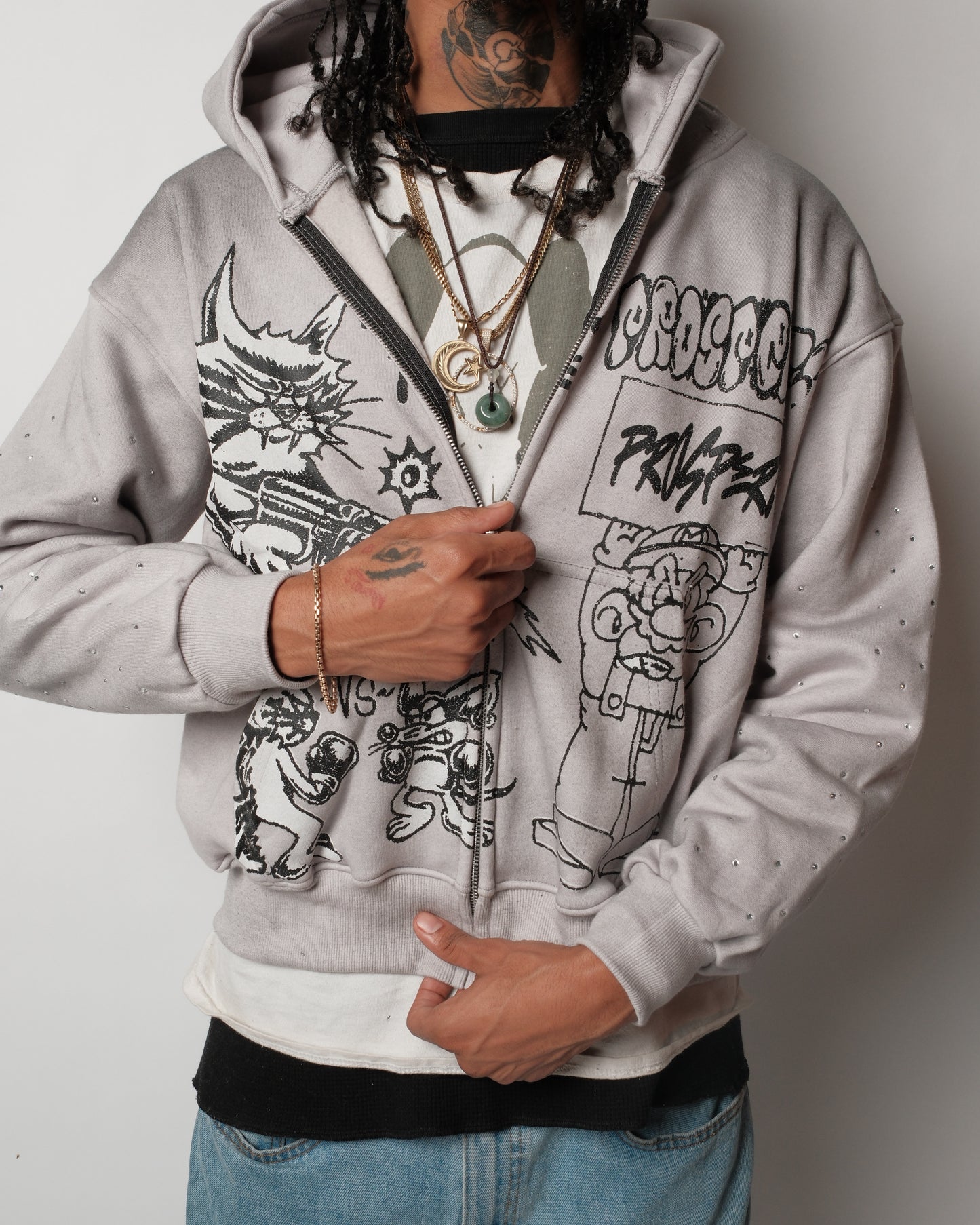 2nd Amendment Rhinestone Jacket